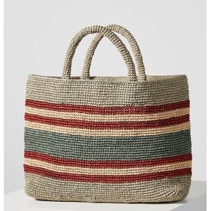 NWT Anthro Sans-Arcidet Wallis Tote Woven Bag
